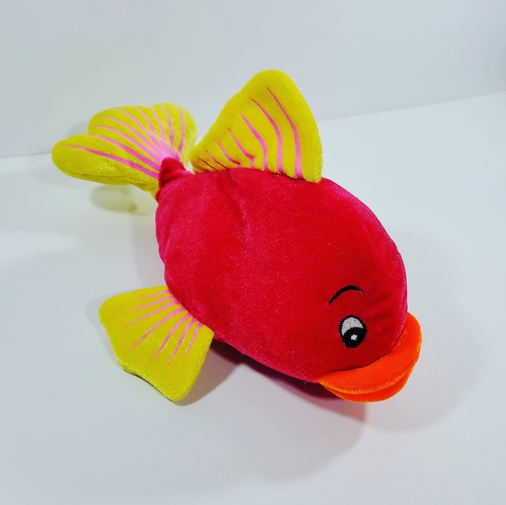 Pink Stuffed Fish plush toy